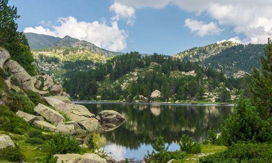 lake in Bouillouses natural site, in Pyrenees-Orientales.jpg