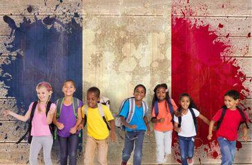 Main image, French schoolchildren.jpg